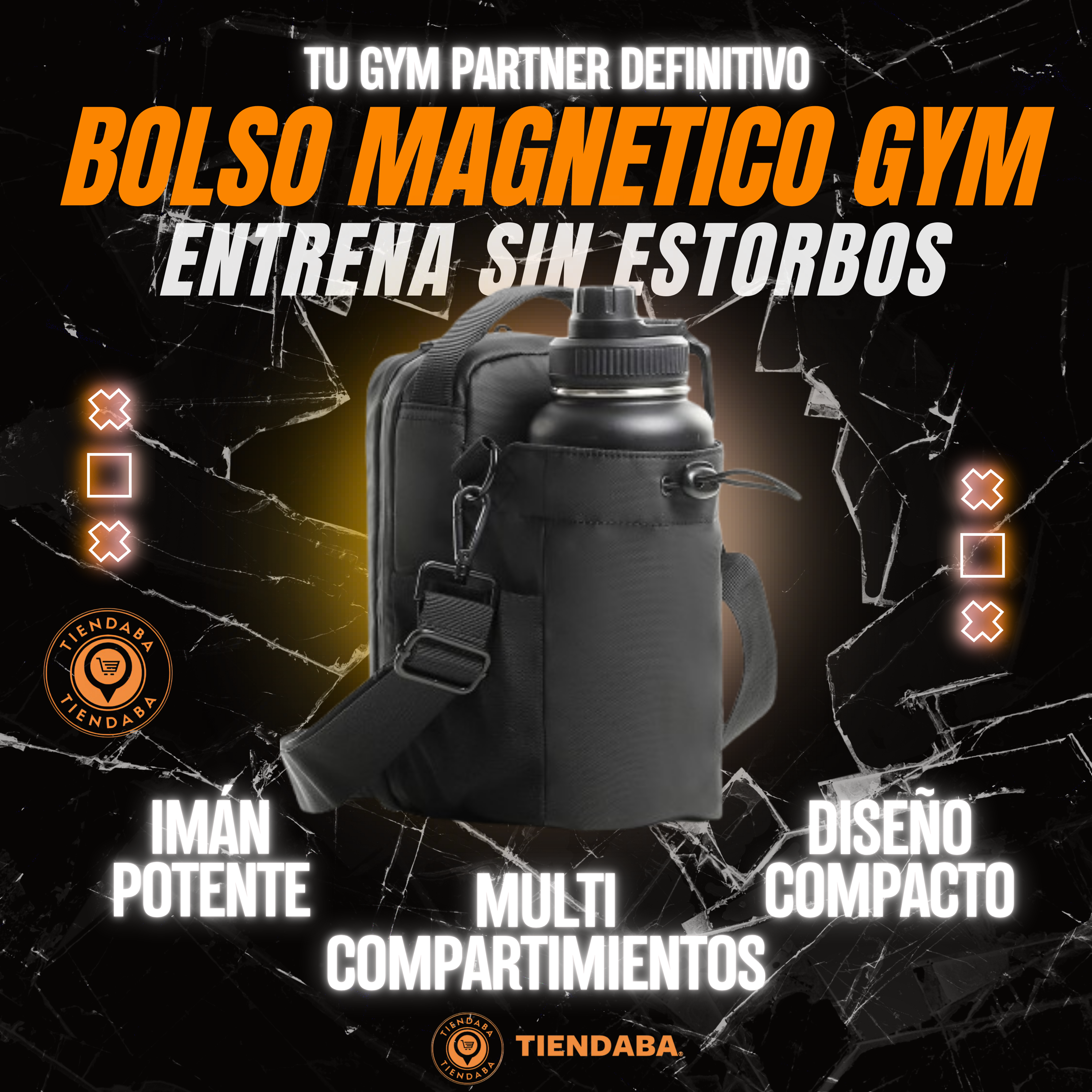 Bolsa Magnética de Gimnasio - Organización Sin Esfuerzo