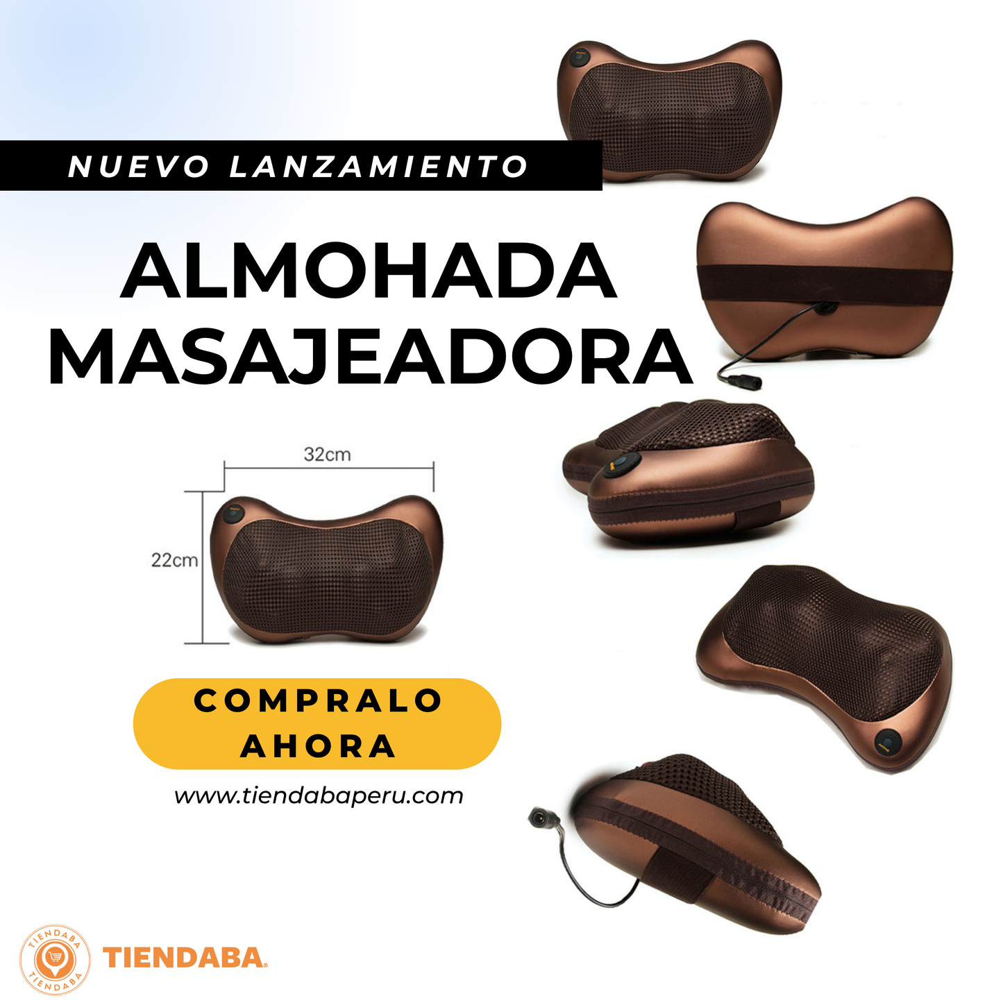 Almohada Masajeadora - Full Body